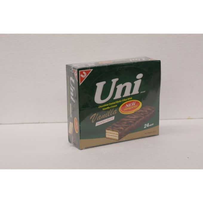Uni Vanilla Cream W/Chocolate Coated Wafers 288gm