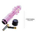 ဂေါ်လီ ၈လုံ တုန်စက်ပါ ကျားအတု Multi-Speed Vibrating Jelly Dildo (Code : F-294). 