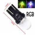 T10 RGB Flash Rainbow Led Lights 7 Colorful Turn Signal 12V Light Bulb (1 piece) ဖင်ပြားသေး ဖလပ်. 