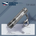 SmilingShark TIP0020 LED Keychain Flashlight COB Drop-Resistant, Ultra Compact Keychain Light, Batteries Included Small Rechargeable Flashlight, Keychain Flashlight Emergency Light with 43Light Modes Work Light and Folding Bracket Bottle Opener. 