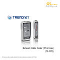TRENDnet Network Cable Tester (TP & Coax) (TC-NT2). 