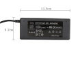 90W Universal Laptop Charger AC Power Adapter Auto Recognition Adjustable w/ 13 Detachable Plug for Laptop Notebook Power Supply. 