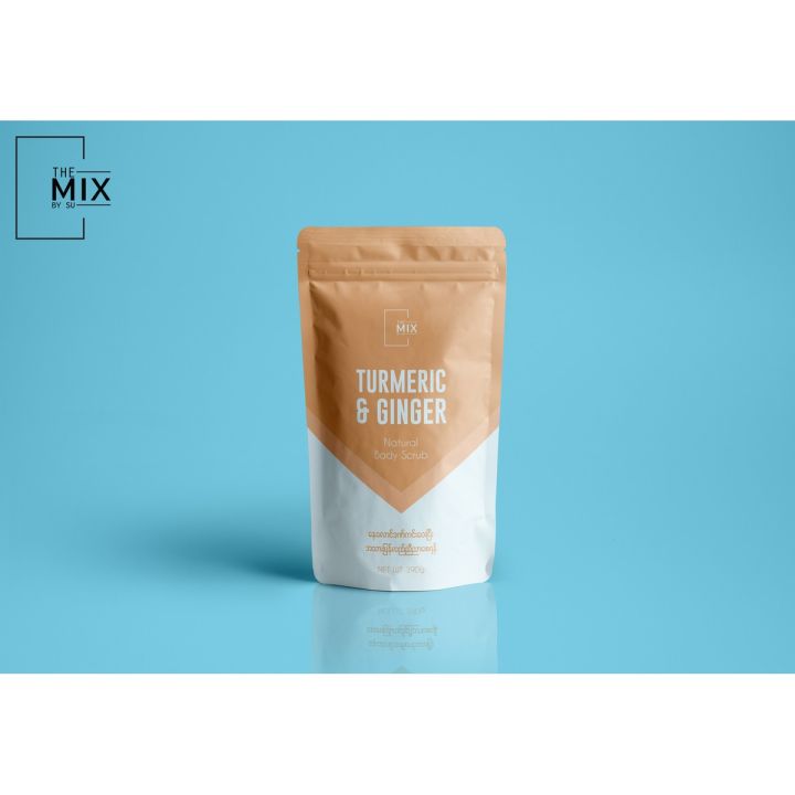 the mix by su tumeric & ginger scrub