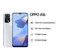 OPPO A16, Model 2023, New Packing; Ram4GB+ Rom64GB; Side Fingerprint; Back Camera 13MP+2MP+2MP;Front Camera 8MP;  One Year Warranty. 
