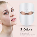 CkeyiN LED Facial Mask USB Plug-in 3 LED Photon Skin Rejuvenation 32 LED lights mask Anti Acne Therapy Whitening Beauty Skin Tool MR593. 