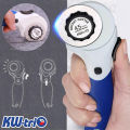 KW-triO 45mm Rotary Cutter | Perforating Dotted Cutter | Leather Cutting Tool | Fabric Circular Cloth Leather Craft Roller Wheel Blade | Knife DIY Patchwork Sewing Quilt. 