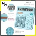 Dexin 12 Digits Desktop Calculator For Office (Solar/Battery). 