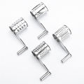 Rotary Cheese Grater Cheese Cutter Slicer Shredder with 4 Interchanging Rotary Sharp Cylinders Stainless Steel Drum Slicer. 