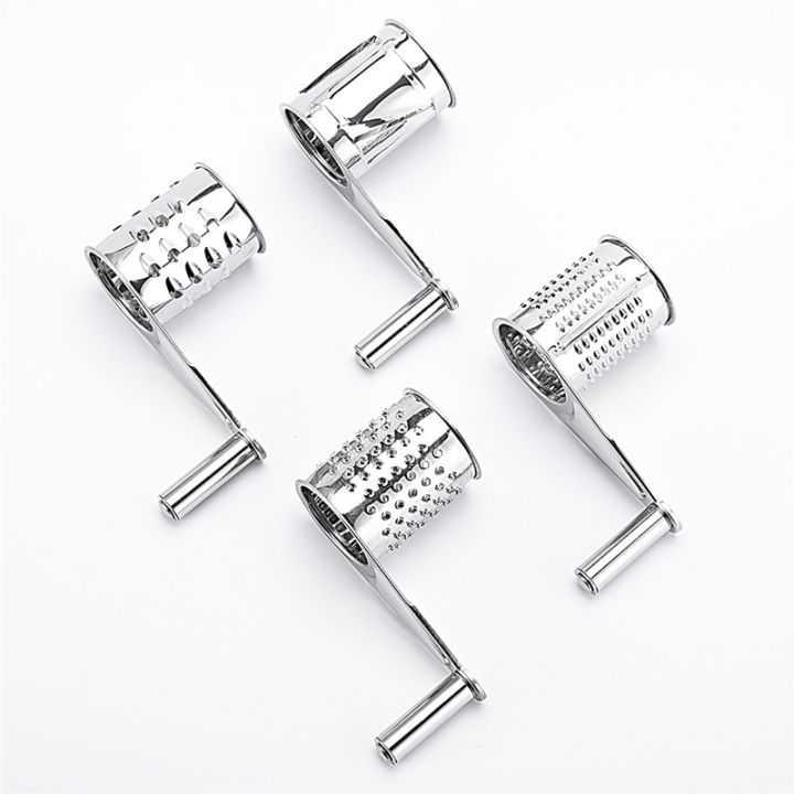 Rotary%20Cheese%20Grater%20Cheese%20Cutter%20Slicer%20Shredder%20with%204%20Interchanging%20Rotary%20Sharp%20Cylinders%20Stainless%20Steel%20Drum%20Slicer%20-%20Image%203