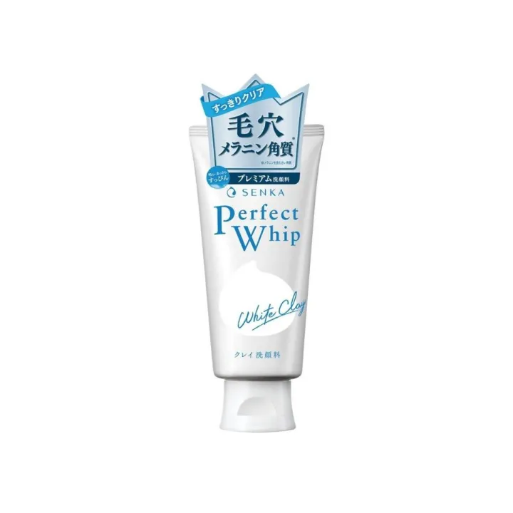 Senka perfect whip white clay cleanser 120g