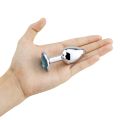 High Quality Stainless Steel Metal Anal Plug Crystal Butt Plug (Code : F-321). 