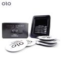 OLO Black Condom, Ultra Thin 0.01mm [size 52 mm] [10 pieces / box]. 
