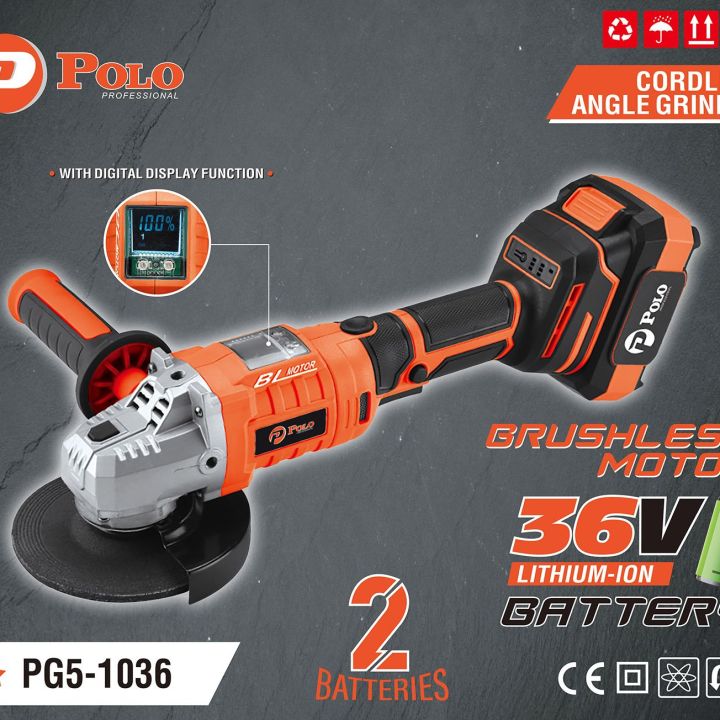 Polo 36V Battery Angle Grinder (PL5-1036)
