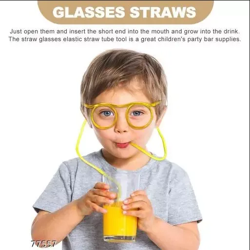 Drinking%20Silly%20Straw%20Glasses%20Novelty%20Tube%20Fun%20Eyeglasses%20Straw%20-%20Image%203