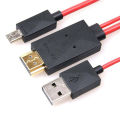 Micro USB to HDMI 1080P HD TV Cable Adapter for Android Samsung Phones 11PIN. 