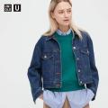 [Uniqlo Singapore Preorder] Denim Cropped Jacket/Fashion / Women / Clothing / Jackets & Coats / Denim Jackets. 