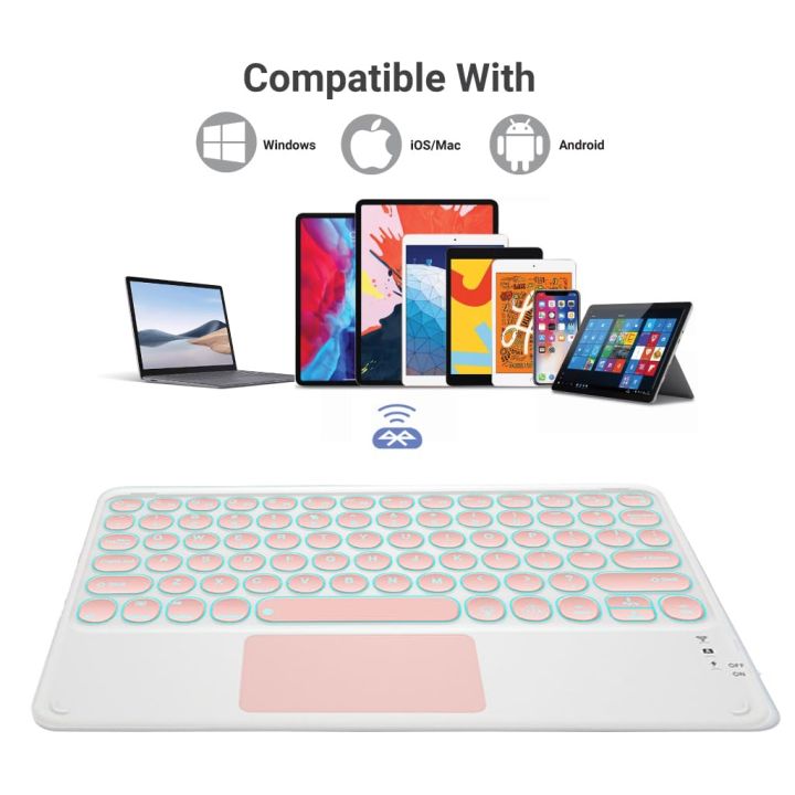 Tech%20Infinite%20JB-382%20Wireless%20Keyboard,%20Lightweight%20Wireless%20Keyboard%20With%20Touchpad%20Pink%20For%20Smartphones,%20Office%20Rechargeable%20Keyboard,%20Bluetooth%20Keyboard%20with%20Touchpad%20for%20iPad/iPad%20Pro/iPhone/Samsung/Android%20Tablets/Windows%20Devices%20(Pink)%20-%20Image%205