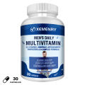 (Preorder)  Men's Daily Multivitamin - 35 vitamins, minerals, antioxidants and a B-complex formula - supports immune health and general well-being.. 