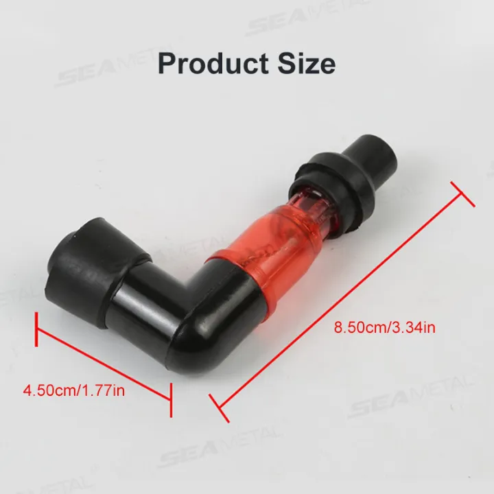 (Preorder)SEAMETAL%20Spark%20Plug%20Cap%20with%20Light%20Spark%20Plug%20Cover%20Seal%20for%20Motorcycle%20Scooter%20Motorbike%20Universal%20Motorcycle%20Ignition%20Plug%20Spark%20Plug%20Cap%20-%20Image%205