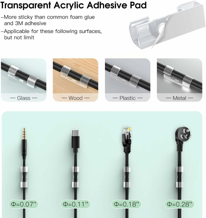 %E1%80%9D%E1%80%AB%E1%80%9A%E1%80%AC%E1%80%80%E1%80%BC%E1%80%AD%E1%80%AF%E1%80%B8%20organizer%20clip.%20Self-Adhesive%20Cable%20Clips%20Organizer%20Drop%20Wire%20Holder%20Cord%20Management,%20Pack%20of%2020,%20Transparent%20-%20Image%204