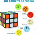 Shengshou 3x3x3 Puzzle Cube, Black. 