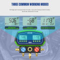 (Preorder)  MRCARTOOL L302 Digital Tube Temperature Test Gauge Set Vacuum Leak Tester Refrigeration Tester with 3pcs Refrigerant Hoses for R134A Air Conditioner Maintenance Testing. 