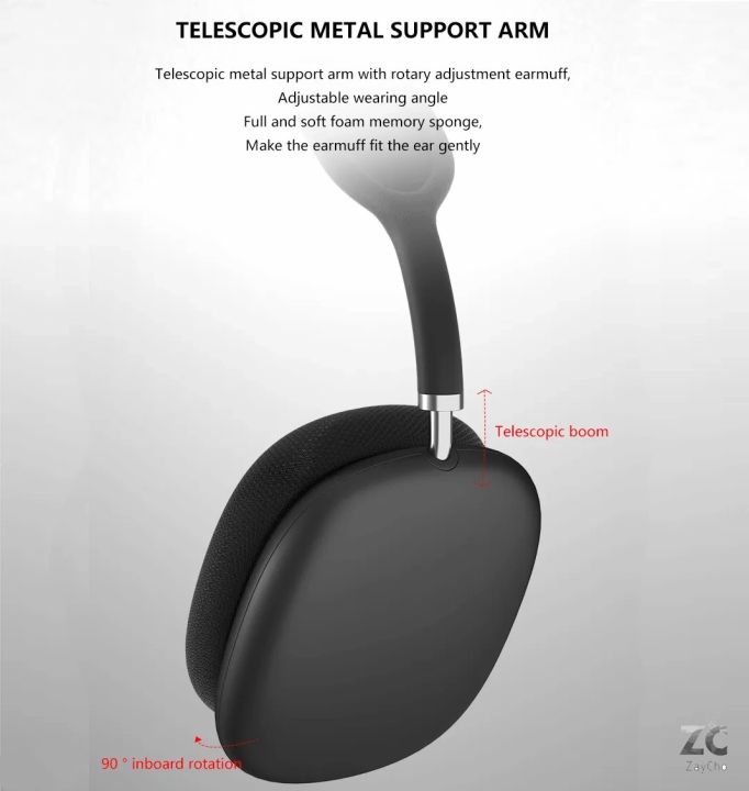 P9%20Wireless%20Bluetooth%20Headphones,%20HiFi%20Stereo%20Over%20Ear%20Headset%20with%20Microphone%20Sports%20Noise%20Cancelling%20Earphones%20for%20Travel/Home/Office%20(Black)%20-%20Image%208