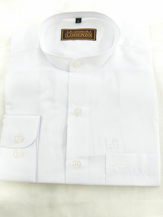 LORENZO Shirt လည်ကတုံးလက်ရှည် - Elevate Your Look with Timeless Style and Impeccable Craftsmanship For Casual Wear