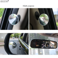 1 PC Car Back Seat Rear Passenger Get Off B-pillar Small Round Mirror Eliminate Blind Spot Dead Zone Mirror. 