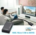 Micro USB to HDMI 1080P MHL HDTV Cable Micro USB 2.0 to HDMI Adapter for Android Phone Supports Video. 