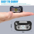 XPG Sensor Headlamp Built in Battery USB Rechargeable Outdoor Portable Night Light Headlamp. 