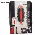 DC918 High Power Red Light 4-Mode USB Rechargeable Bike Tail Light (1 pc). 