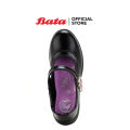 (Preorder) Bata student shoes, cut shoes, age 6 - 12 years, cute and bright, support foot weight for girls, model B-BUTTERFLY, black, code 4416614 ကလေးစီးဖိနပ်. 