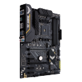 ASUS TUF GAMING B450-PLUS II AMD B450 (AM4) ATX gaming motherboard with dual M.2, AI Noise-Canceling Microphone, HDMI, DisplayPort, USB 3.2 Gen 2 Type-A and Type-C and Aura Sync RGB lighting support. 
