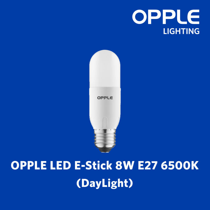 OPPLE-LED-E-Stick-E27-8W-6500K-Daylight (Screw Type အရစ်)
