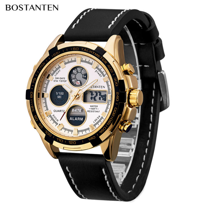 Bostanten Men's Watch On Sale Waterproof business Watches For Men Original free Box