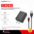 GADGET MAX - GM2020 Micro Cable Quick Charger Set (3A). 
