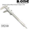 Stainless Mono-Block Vernier Calipers 6" PK. 