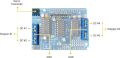 L293D Motor Driver Shield. 