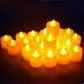 အလှဆင် ဖယောင်းတိုင် LED Light Tea Candles, Electric Candles Party Decorations. 