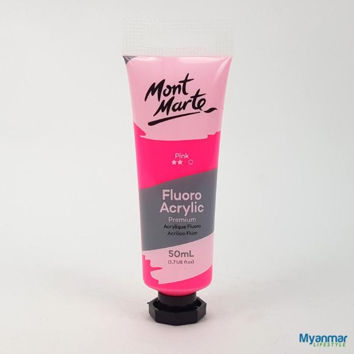 Pink%20-%20Fluorescent%20Acrylic%20-%20%2050ml%20-%20Mont%20Marte%20-%20Image%202