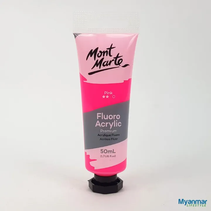 Pink%20-%20Fluorescent%20Acrylic%20-%20%2050ml%20-%20Mont%20Marte%20-%20Image%202