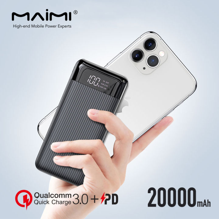 (Preorder)%20Maimi%20Power%20bank%2020000%20mAh%20(Maimi%20model%20Mi18)%20Quick%20Charge%20backup%20battery%20LED%20battery%20percentage%20-%20Image%205