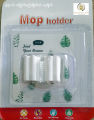 နံရံကပ် တံမြက်စည်းချိတ်တံ ၁ခုချိတ် Adhesive Mop Holder 1 hook. 