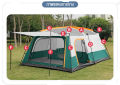 (Preorder)TOP TEAM Camel Sport 8-person tent, camping, hiking tent, large tent, camping tent, waterproof PU tent, tent for H ရွက်ဖျင်တဲ. 