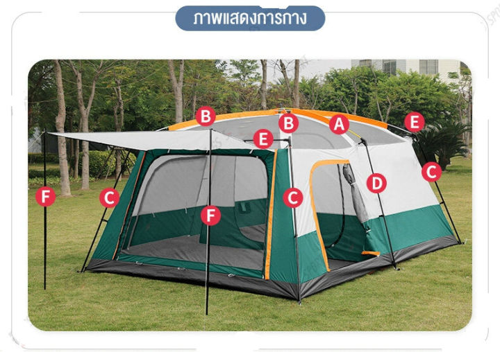 (Preorder)TOP%20TEAM%20Camel%20Sport%208-person%20tent,%20camping,%20hiking%20tent,%20large%20tent,%20camping%20tent,%20waterproof%20PU%20tent,%20tent%20for%20H%20%E1%80%9B%E1%80%BD%E1%80%80%E1%80%BA%E1%80%96%E1%80%BB%E1%80%84%E1%80%BA%E1%80%90%E1%80%B2%20-%20Image%203