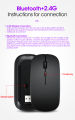 Ultra-thin rechargeable wireless mouse. 