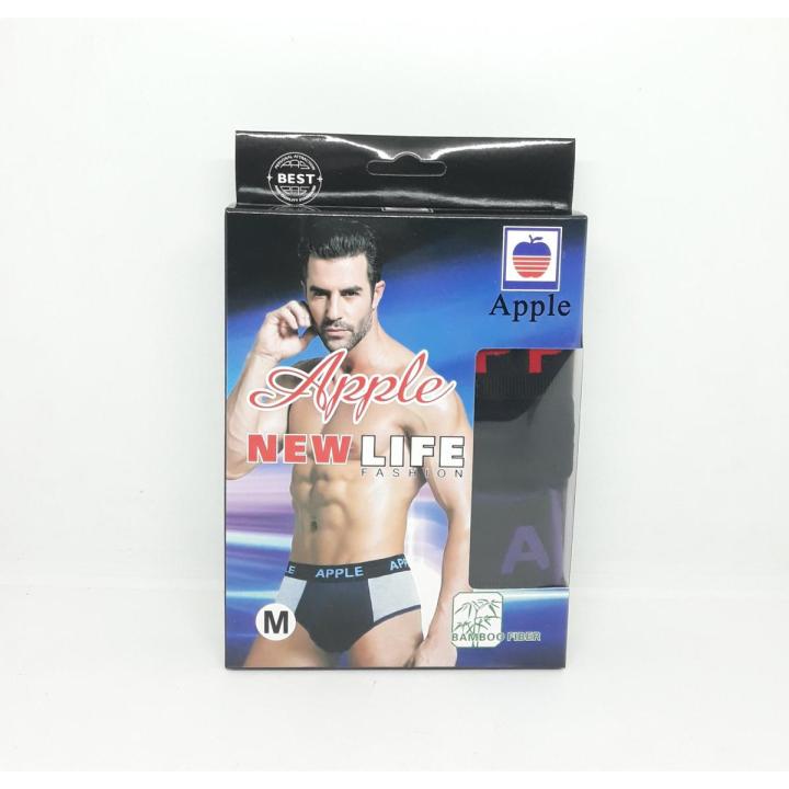 Apple New Life Men's Underwear Bamboo Fiber ( 2pcs) အမျိုးသားဝတ်အတွင်းခံ