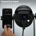 (Preorder) Godox SL200III Bi 215W 2800-6500K Bi-Color LED Video Flash with Wireless X System for Studio Video Recording. 
