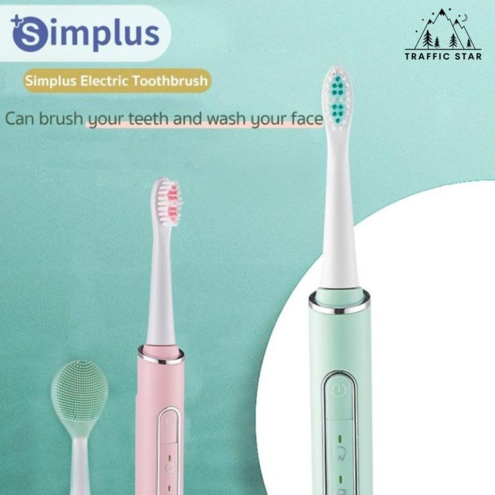 Simplus%20Electric%20Toothbrush%203%20Modes%20Sonic%20Vibration%20USB%20Rechargable%20Smart%20Timer%20Waterproof%20Portable%20-%20Image%205
